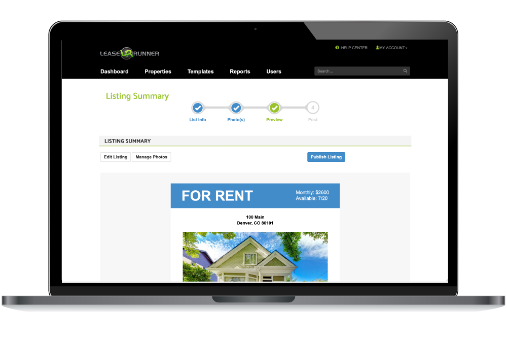 LeaseRunner Rental ads