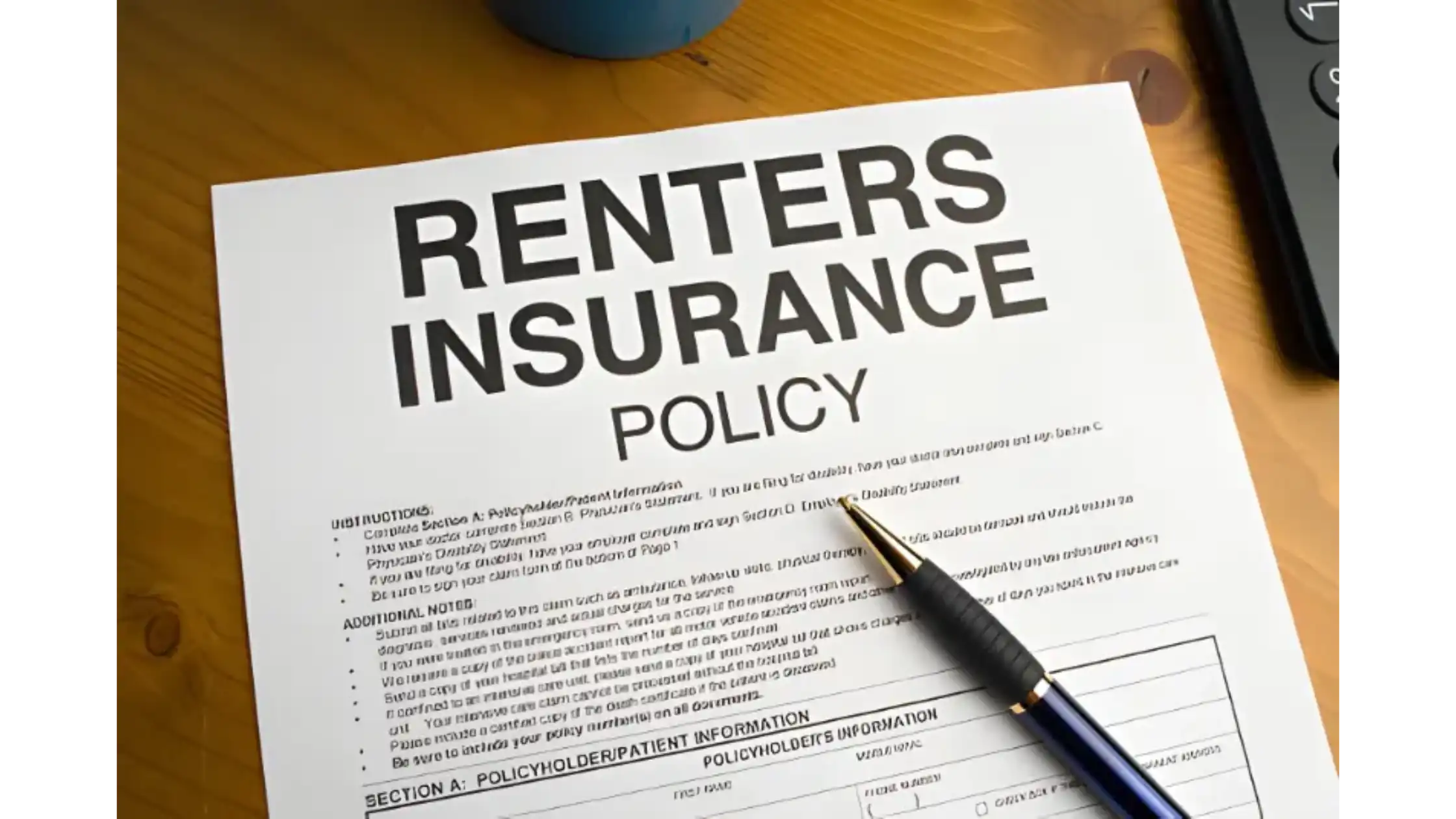 Landlord verifying proof of renters insurance documents