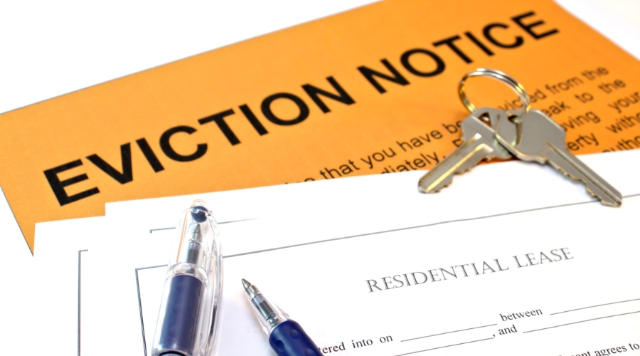 Visual guide of the Mississippi eviction process steps