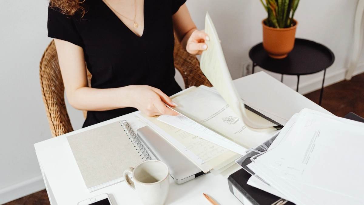 Organized rental documents prepared after bankruptcy
