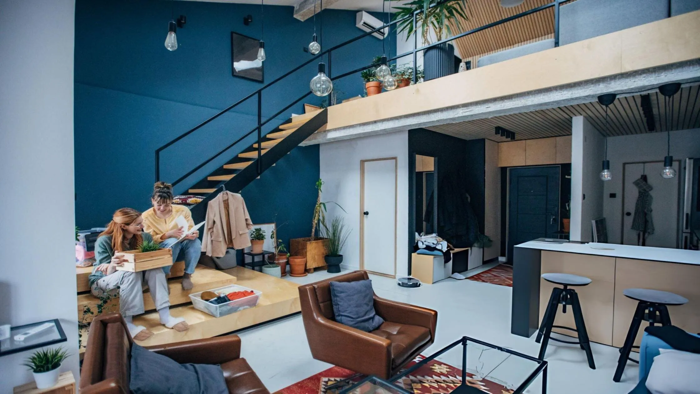 A co-living space provides built-in networking opportunities for professionals