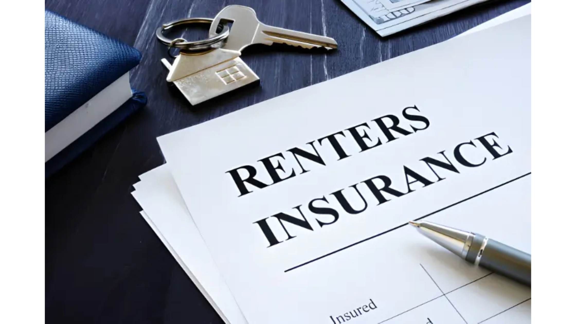 Tenant submitting proof of renters insurance to landlord