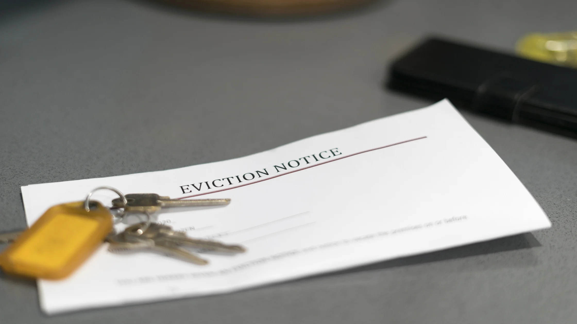 Eviction notice overview