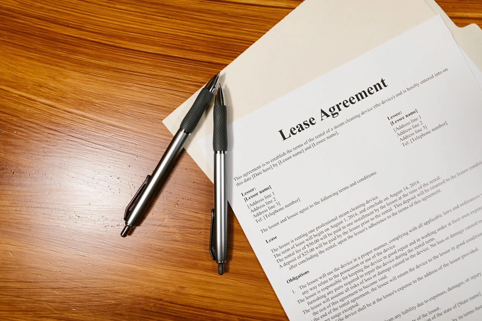 Renew a Lease Agreement