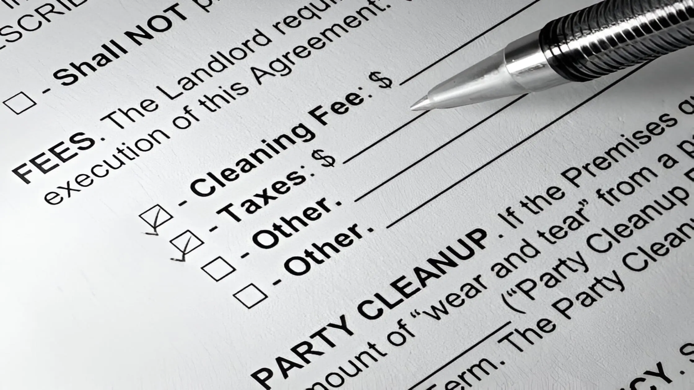 apartment leasing office promoting waived application fees