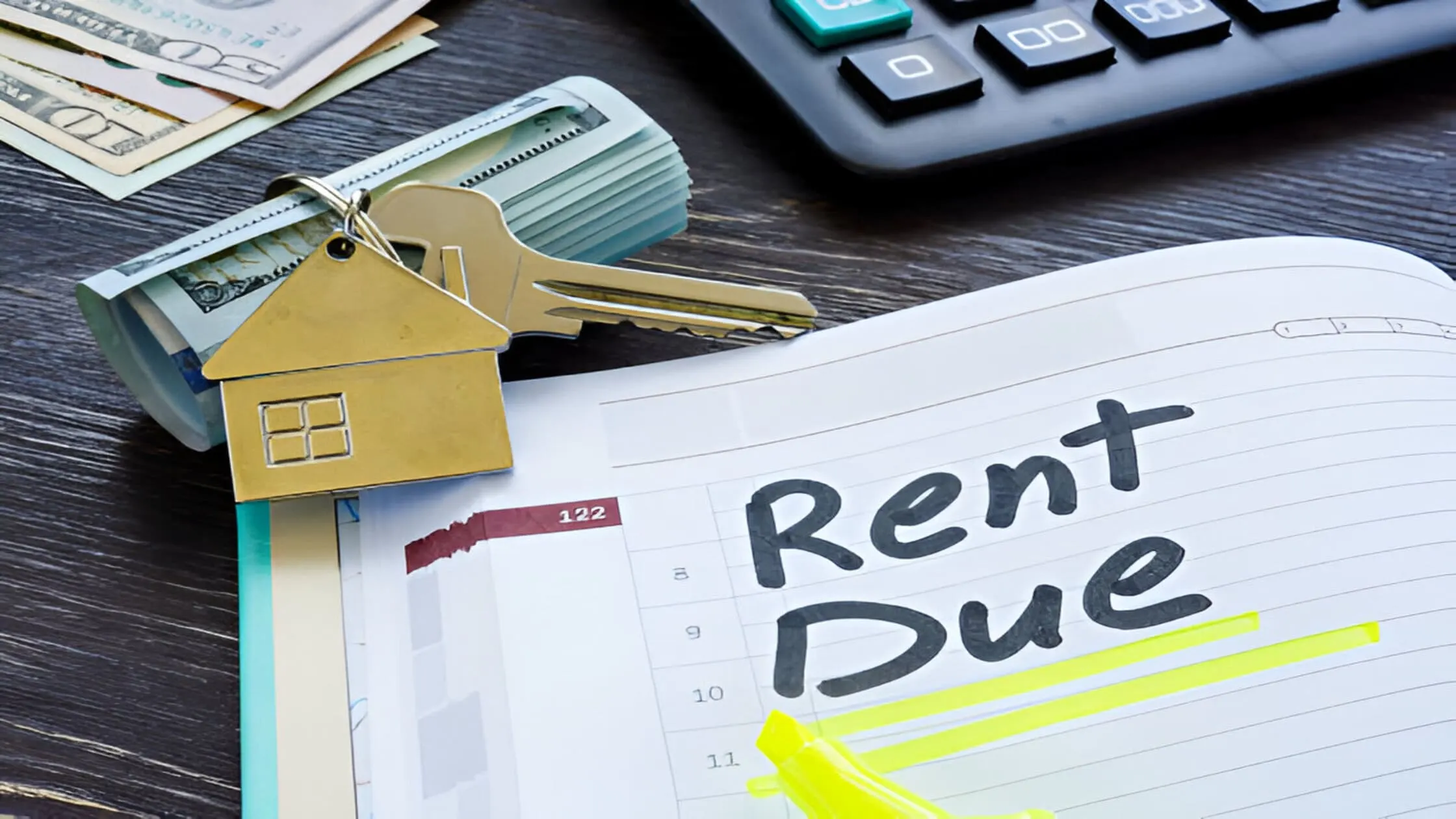how to calculate rent late fee