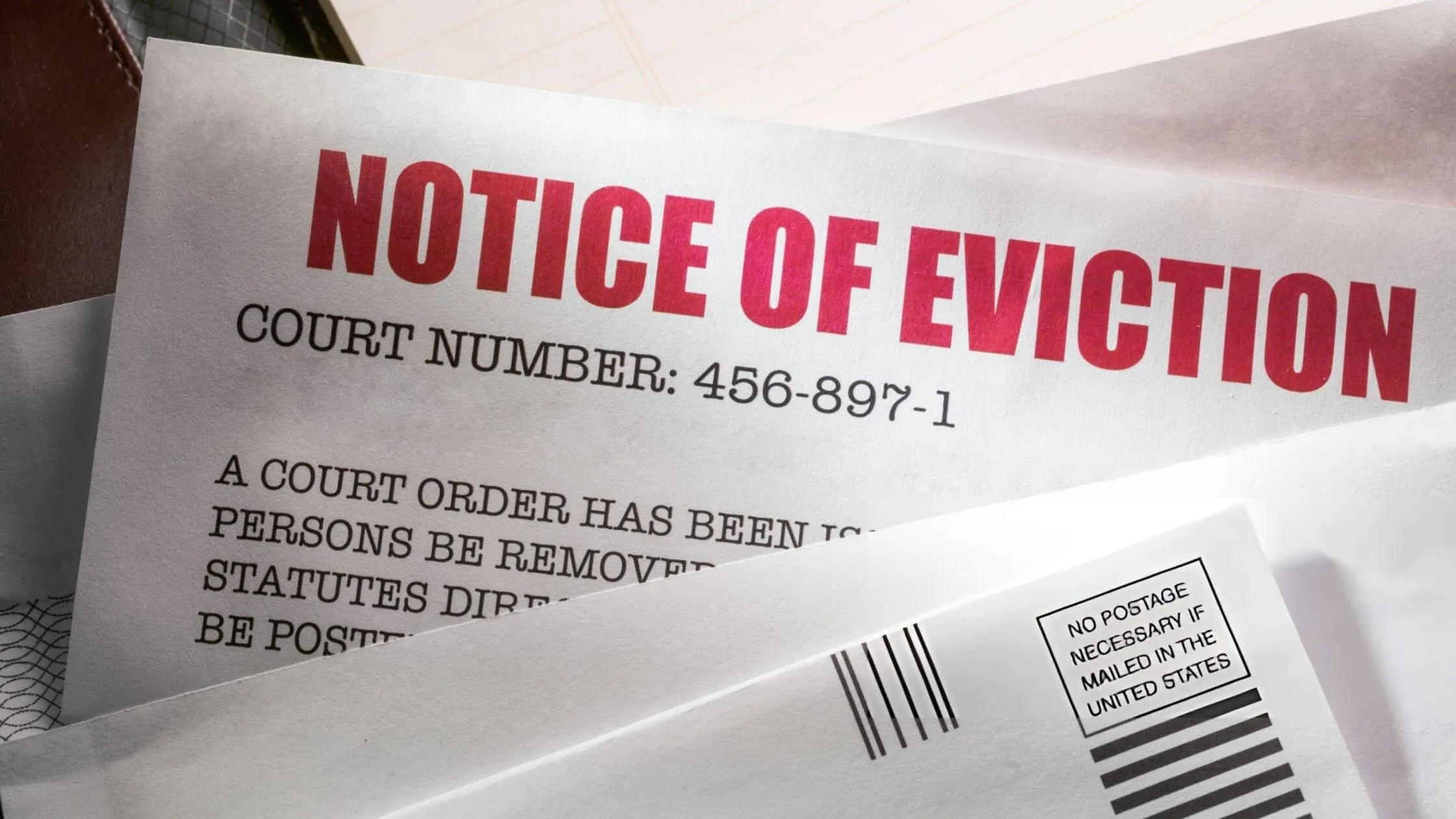 A notice to vacate is the trigger for scheduling a final move-out inspection