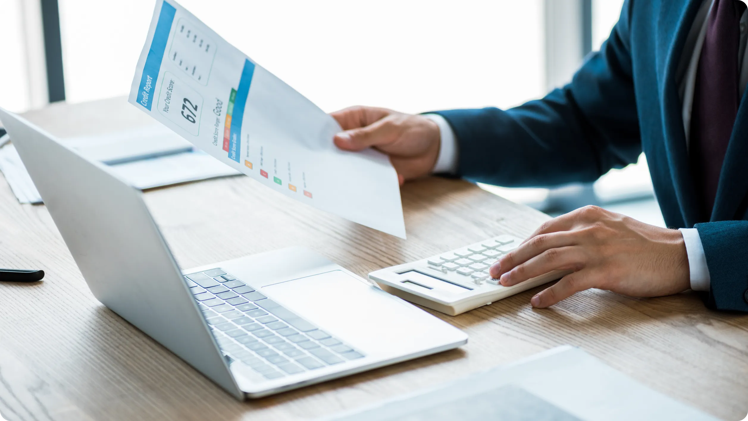 Landlord analyzing tenant risk score for screening decisions