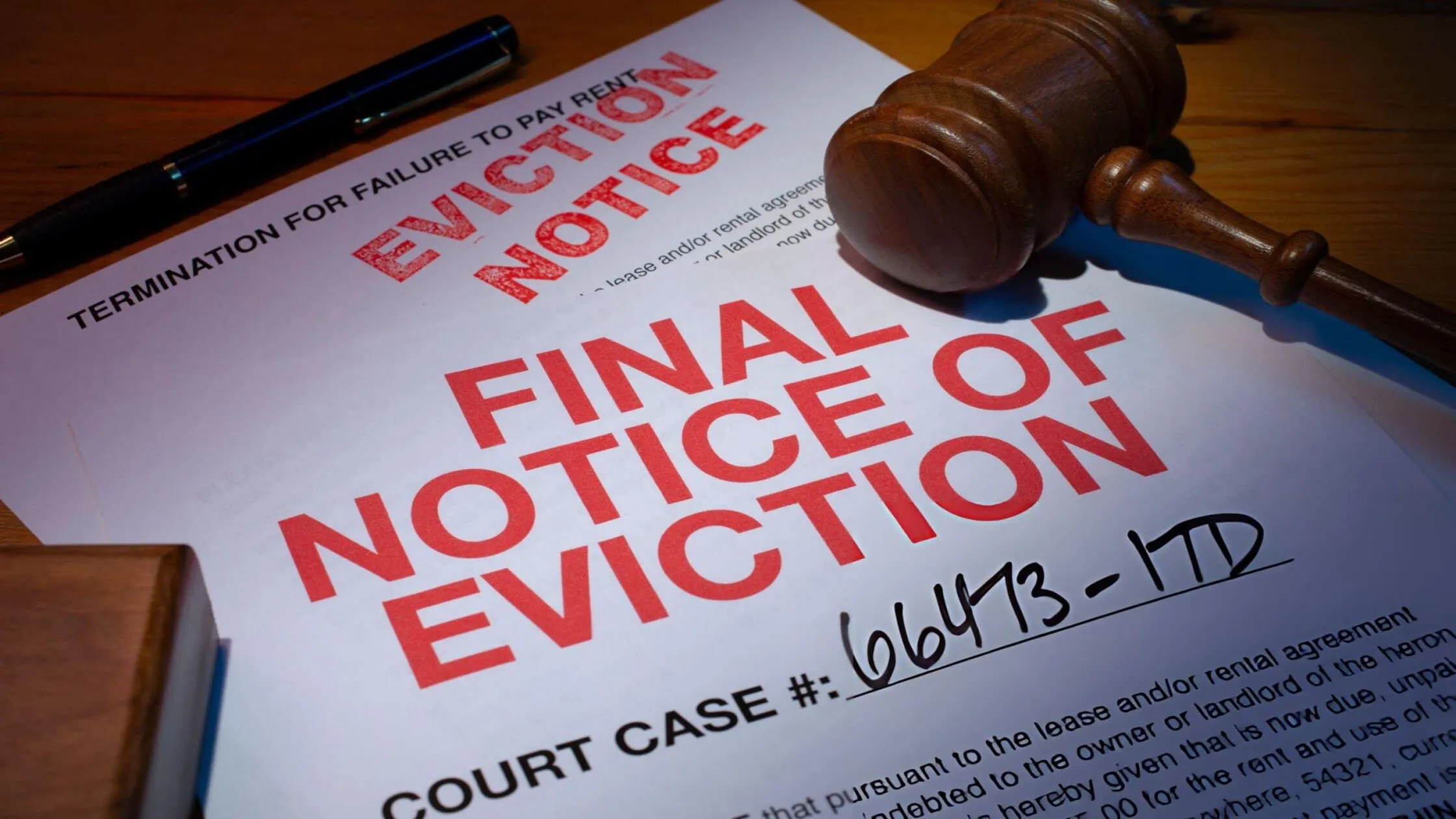 A notice to vacate is distinct from an eviction and is usually a voluntary termination