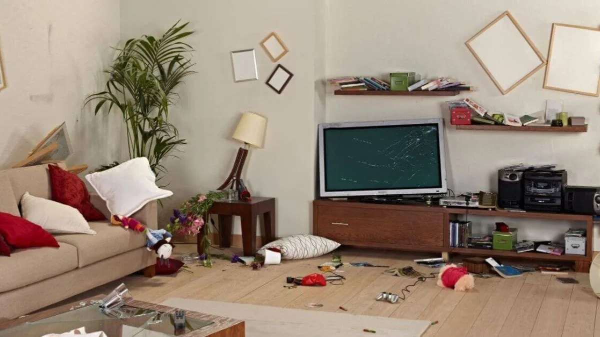 Side-by-side examples comparing normal wear and tear vs damage in rentals
