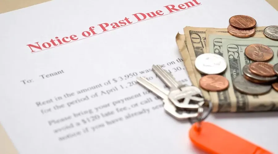 Late rent triggers a 14-day eviction notice